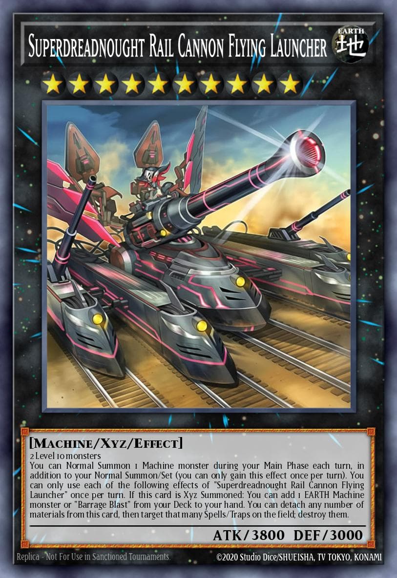 Superdreadnought Rail Cannon Flying Launcher