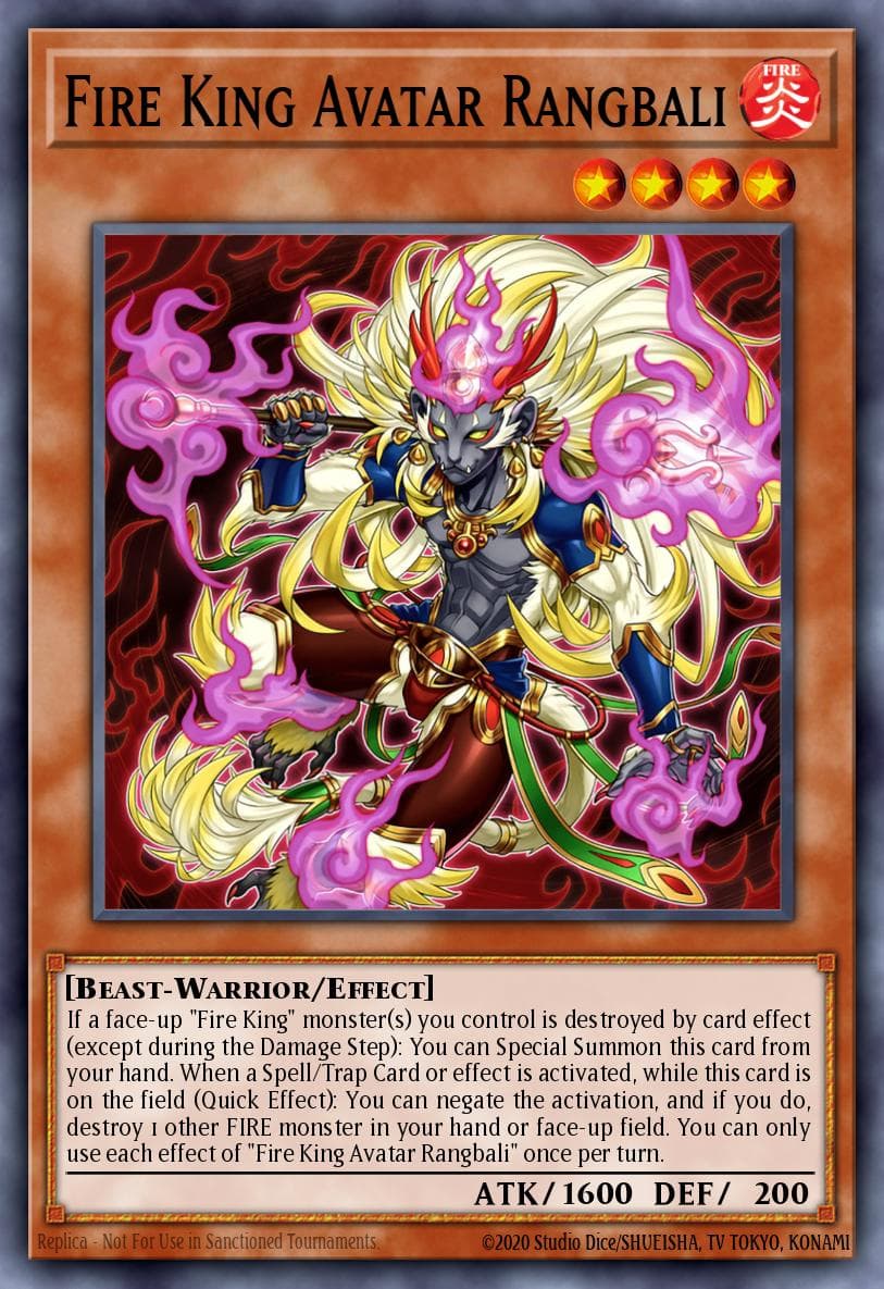 Fire King Avatar Rangbali