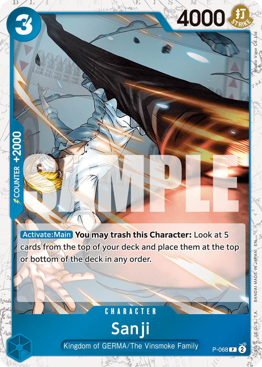 Sanji - P-068 (Pirate Foil)