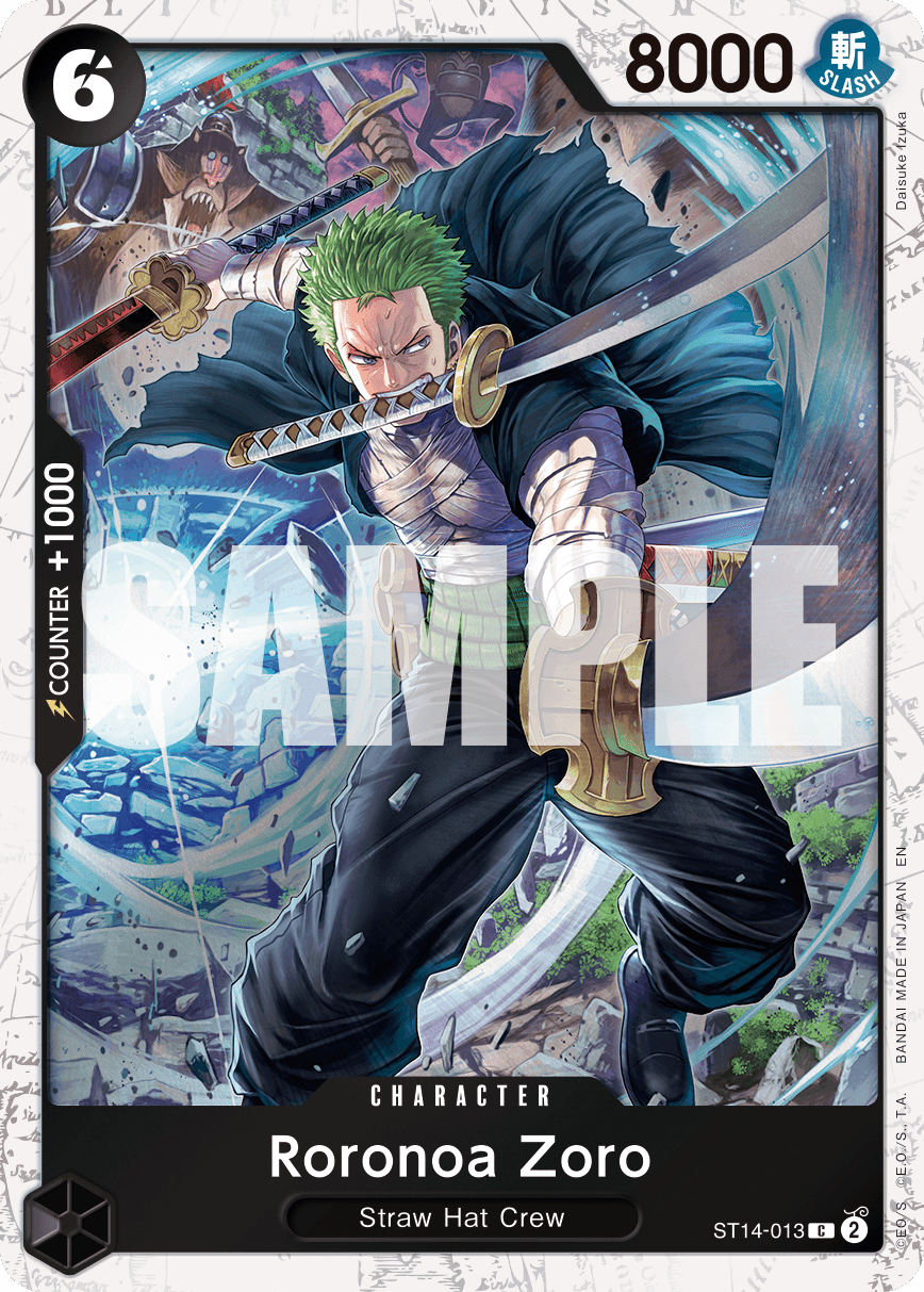 Roronoa Zoro - ST14-013 (Pirate Foil)