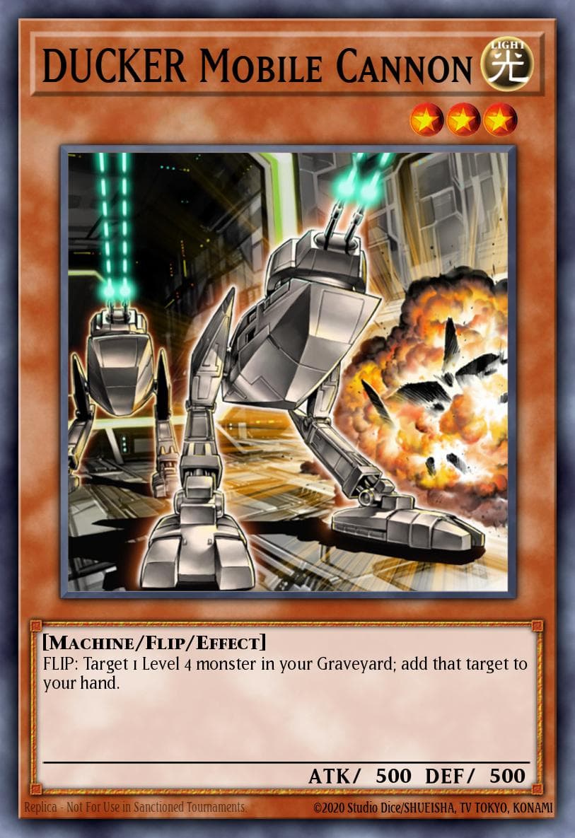 DUCKER Mobile Cannon