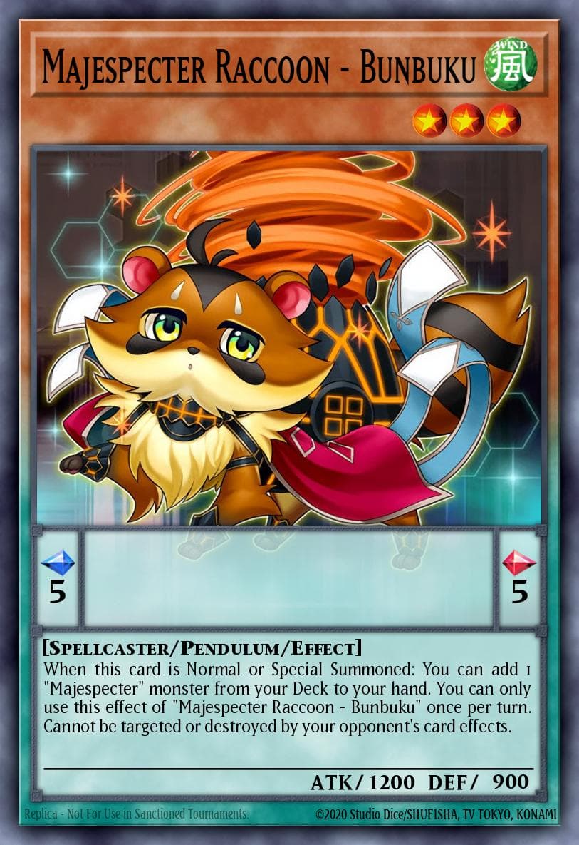 Majespecter Raccoon - Bunbuku
