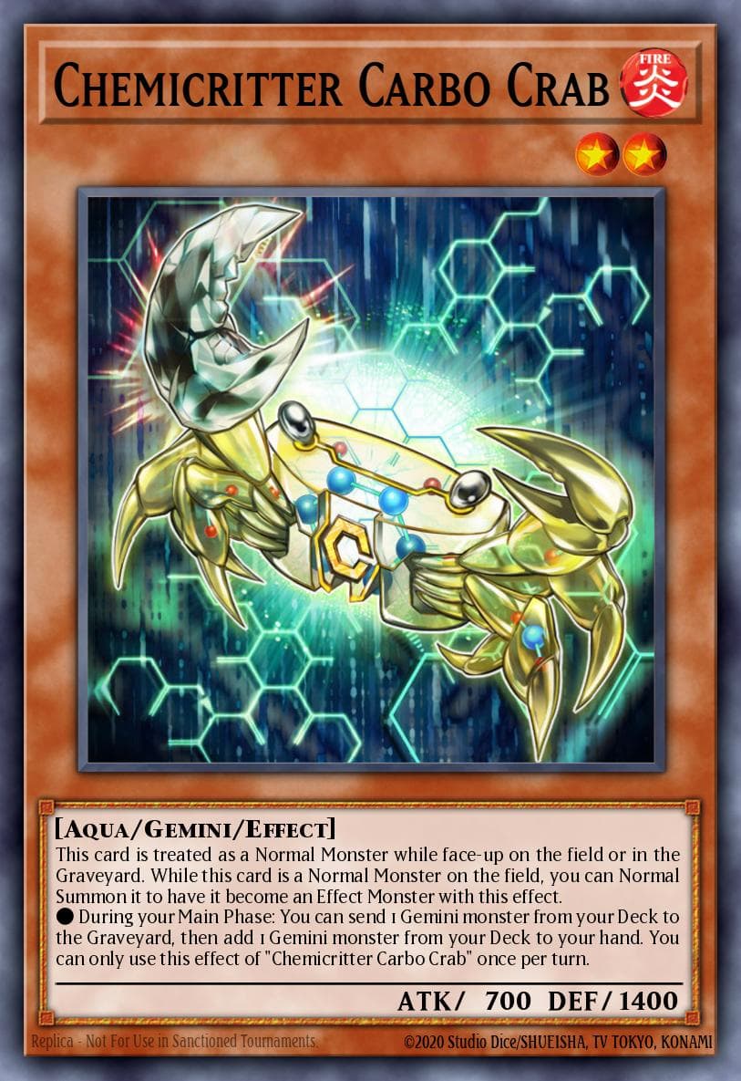 Chemicritter Carbo Crab