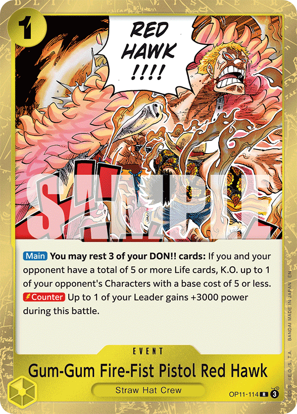 Gum-Gum Fire-Fist Pistol Red Hawk